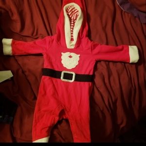 Newborn cat and jack onesie